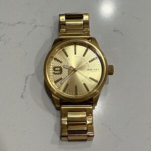 Diesel Mens Radiant Gold Timepiece